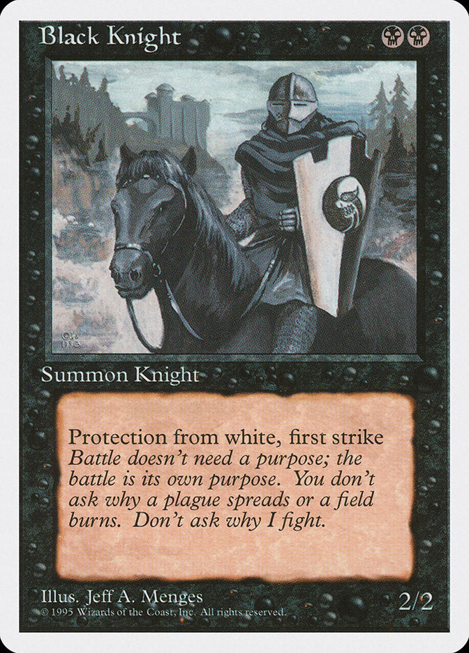 Black Knight [Fourth Edition] | Nerdhalla Games