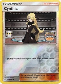 Cynthia (119/156) (Regional Championship Promo) [Sun & Moon: Ultra Prism] | Nerdhalla Games