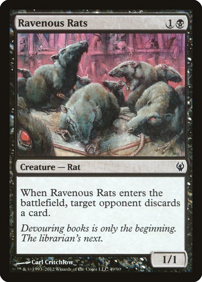 Ravenous Rats [Duel Decks: Izzet vs. Golgari] | Nerdhalla Games