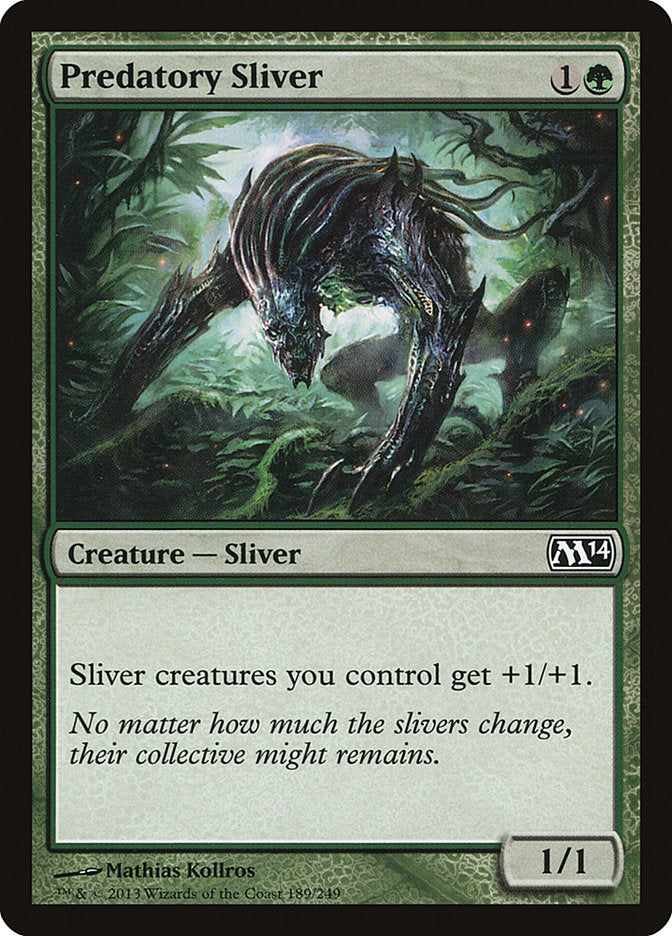 Predatory Sliver [Magic 2014] | Nerdhalla Games