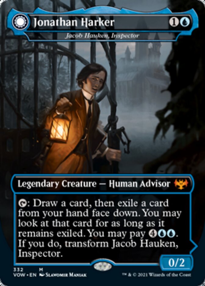 Jacob Hauken, Inspector // Hauken's Insight - Jonathan Harker // Harker's Obsessive Inquiry [Innistrad: Crimson Vow] | Nerdhalla Games