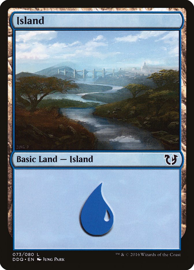 Island (73) [Duel Decks: Blessed vs. Cursed] | Nerdhalla Games