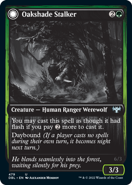 Oakshade Stalker // Moonlit Ambusher [Innistrad: Double Feature] | Nerdhalla Games