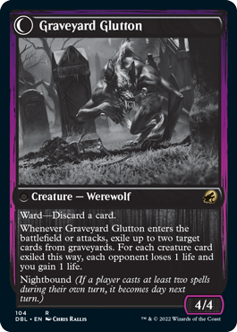 Graveyard Trespasser // Graveyard Glutton [Innistrad: Double Feature] | Nerdhalla Games