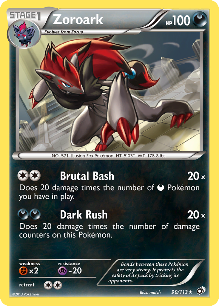 Zoroark (90/113) [Black & White: Legendary Treasures] | Nerdhalla Games