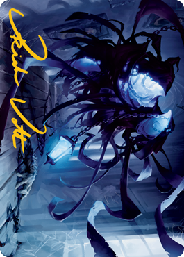 Spectral Adversary Art Card (Gold-Stamped Signature) [Innistrad: Midnight Hunt Art Series] | Nerdhalla Games