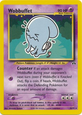 Wobbuffet (35/75) [Neo Discovery Unlimited] | Nerdhalla Games