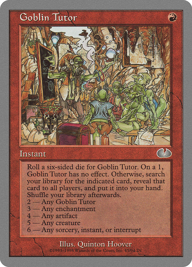 Goblin Tutor [Unglued] | Nerdhalla Games