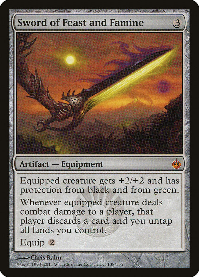 Sword of Feast and Famine [Mirrodin Besieged] | Nerdhalla Games