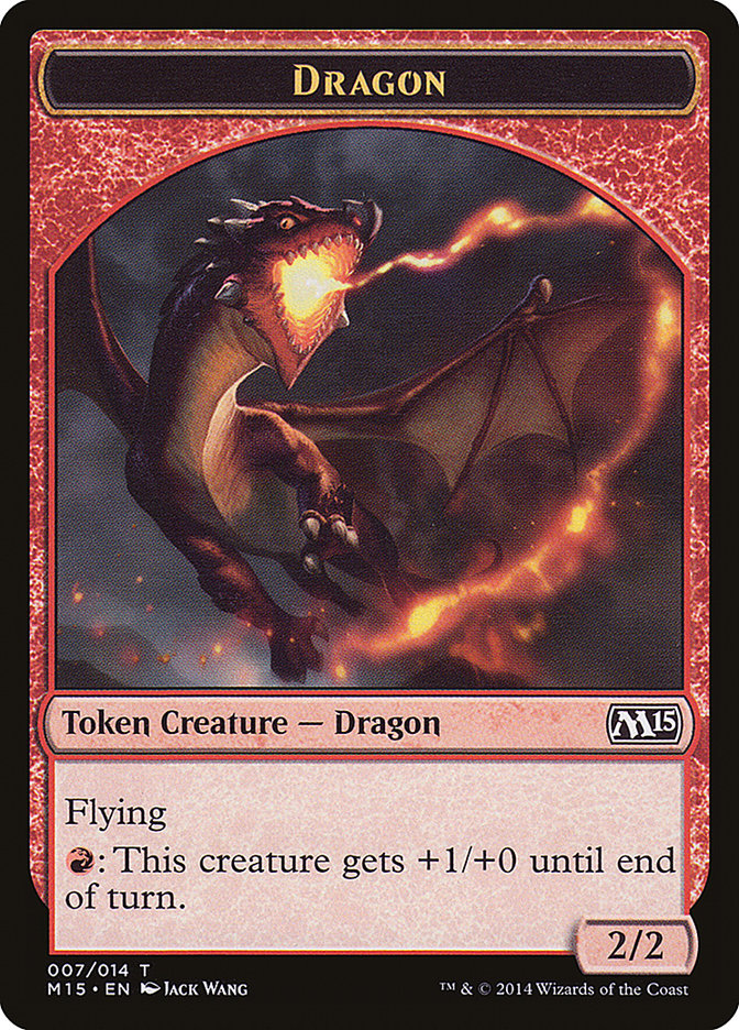 Dragon [Magic 2015 Tokens] | Nerdhalla Games