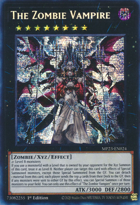 The Zombie Vampire [MP23-EN024] Prismatic Secret Rare | Nerdhalla Games