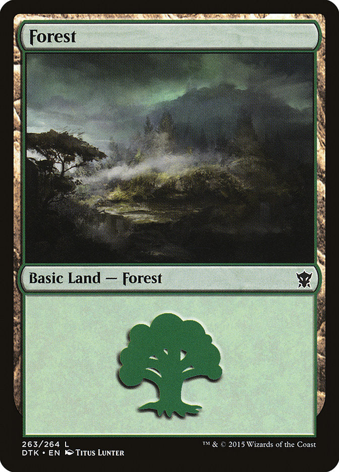 Forest (263) [Dragons of Tarkir] | Nerdhalla Games