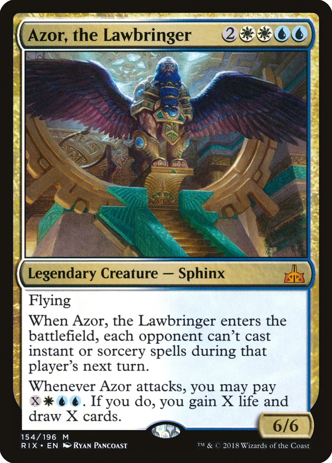 Azor, the Lawbringer [Rivals of Ixalan] | Nerdhalla Games