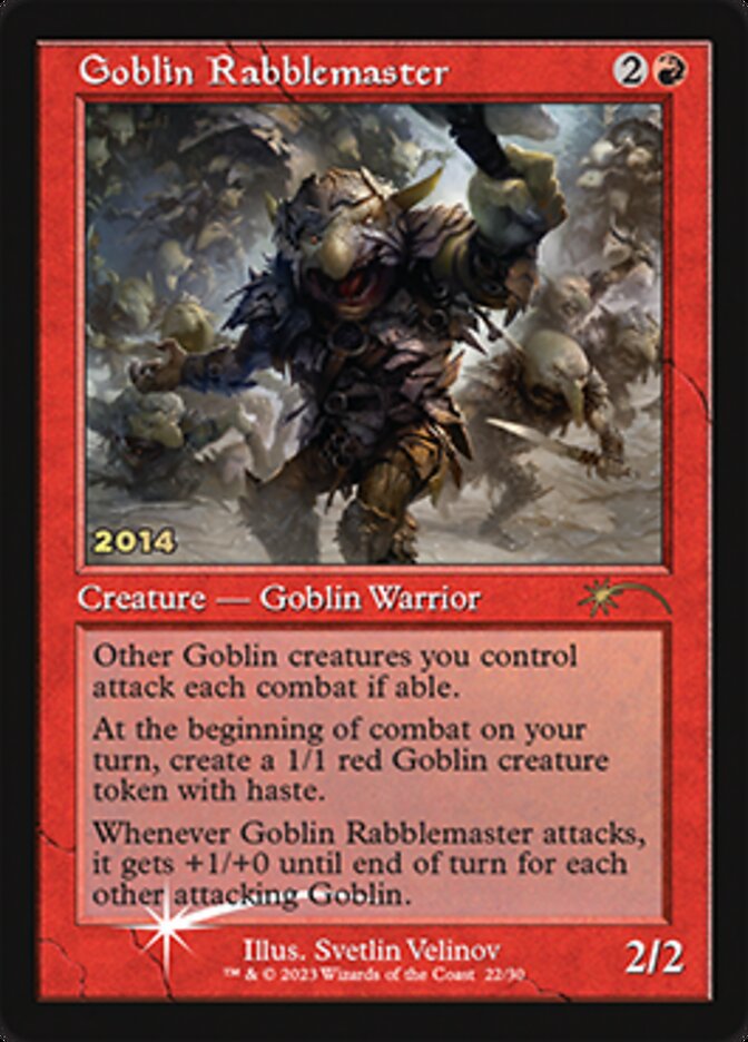 Goblin Rabblemaster [30th Anniversary Promos] | Nerdhalla Games