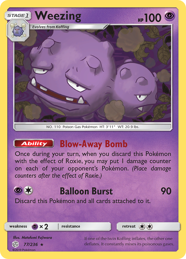 Weezing (77/236) [Sun & Moon: Cosmic Eclipse] | Nerdhalla Games