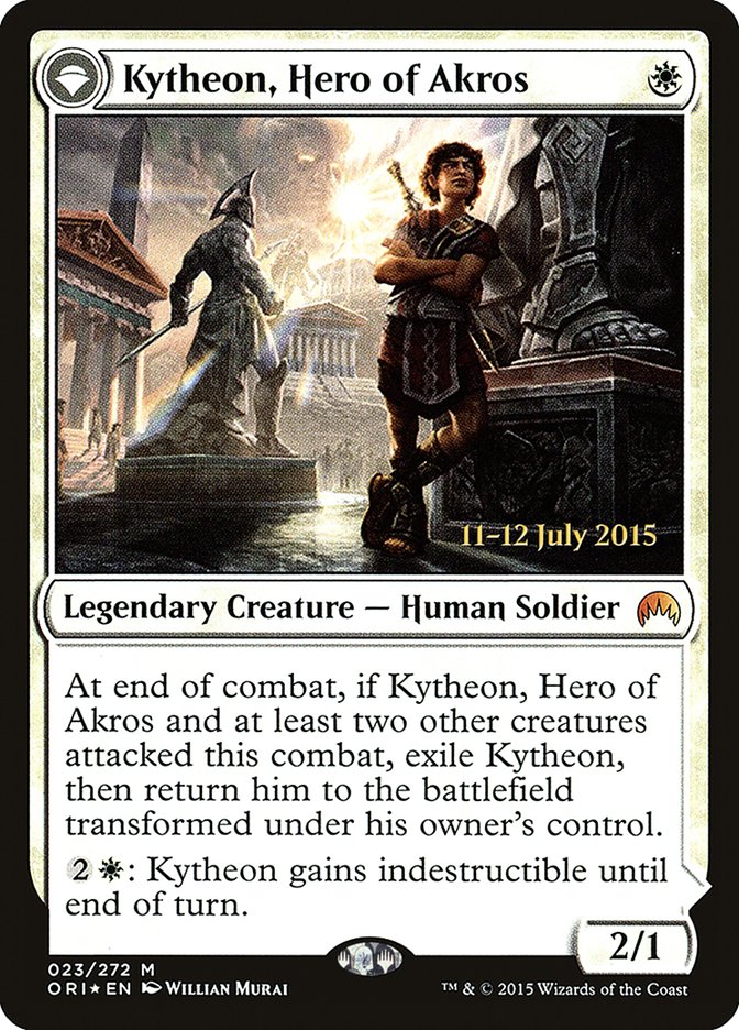 Kytheon, Hero of Akros // Gideon, Battle-Forged [Magic Origins Prerelease Promos] | Nerdhalla Games