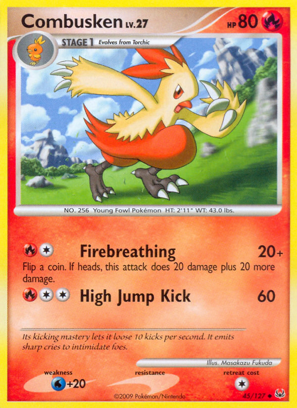 Combusken (45/127) [Platinum: Base Set] | Nerdhalla Games