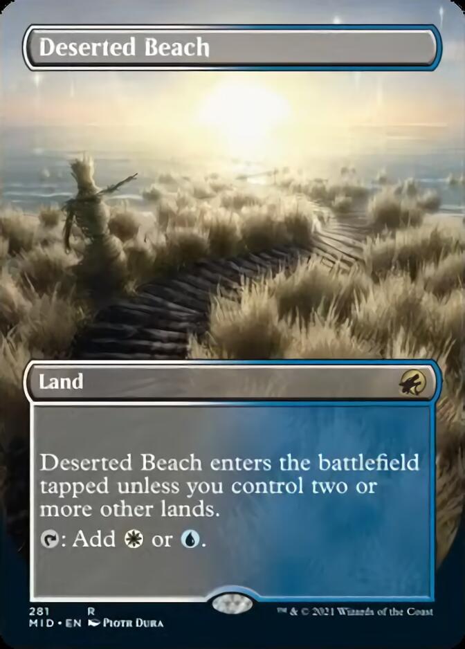 Deserted Beach (Borderless) [Innistrad: Midnight Hunt] | Nerdhalla Games