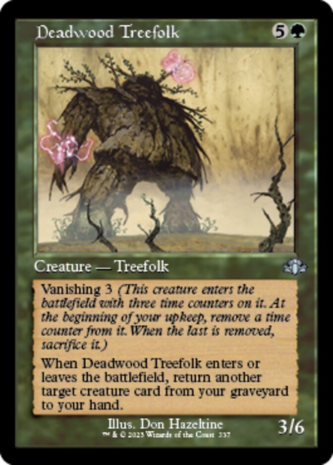 Deadwood Treefolk (Retro) [Dominaria Remastered] | Nerdhalla Games