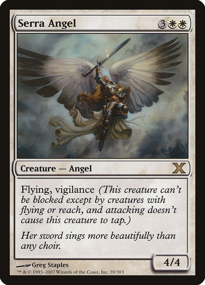 Serra Angel [Tenth Edition] | Nerdhalla Games