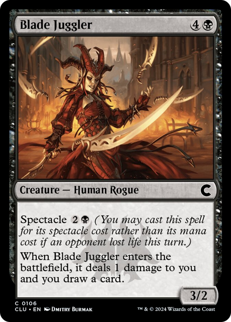 Blade Juggler [Ravnica: Clue Edition] | Nerdhalla Games