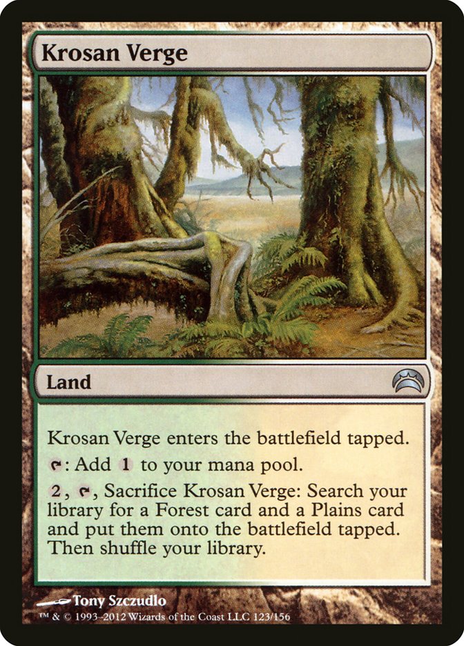 Krosan Verge [Planechase 2012] | Nerdhalla Games