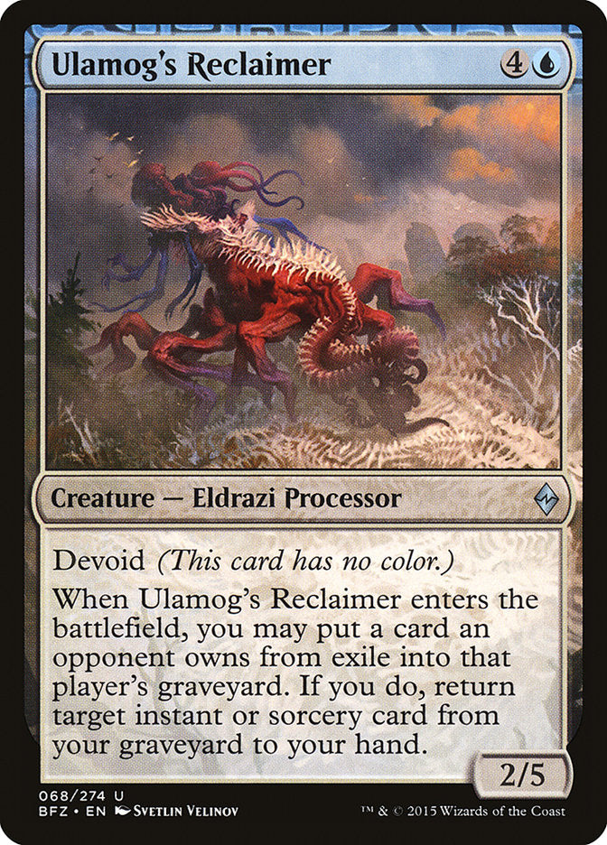 Ulamog's Reclaimer [Battle for Zendikar] | Nerdhalla Games