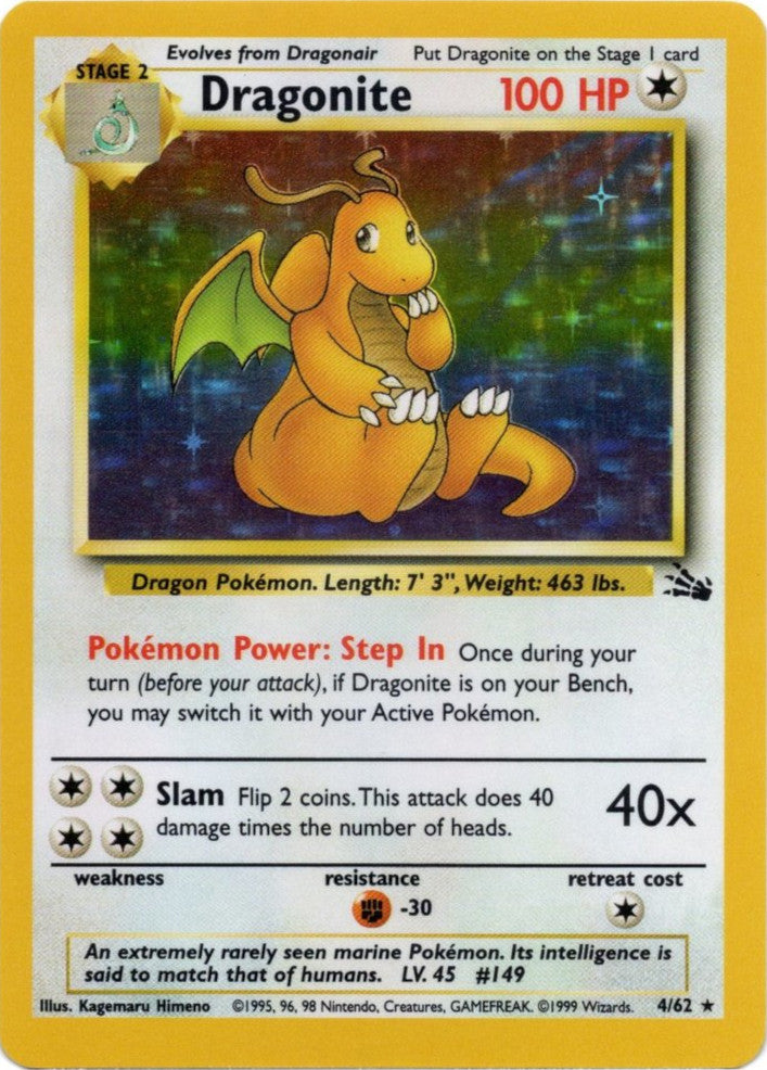 Dragonite (4/62) [Fossil Unlimited] | Nerdhalla Games