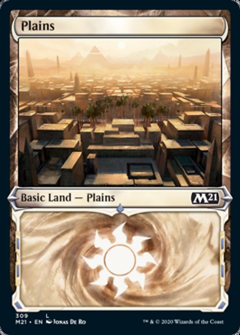 Plains (Showcase) [Core Set 2021] | Nerdhalla Games