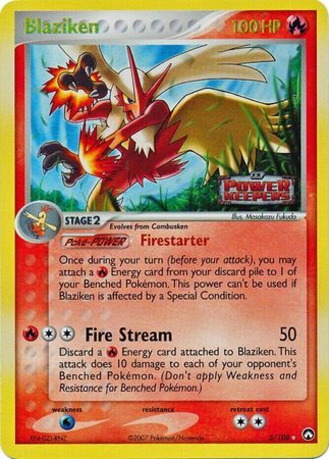 Blaziken (5/108) (Stamped) [EX: Power Keepers] | Nerdhalla Games