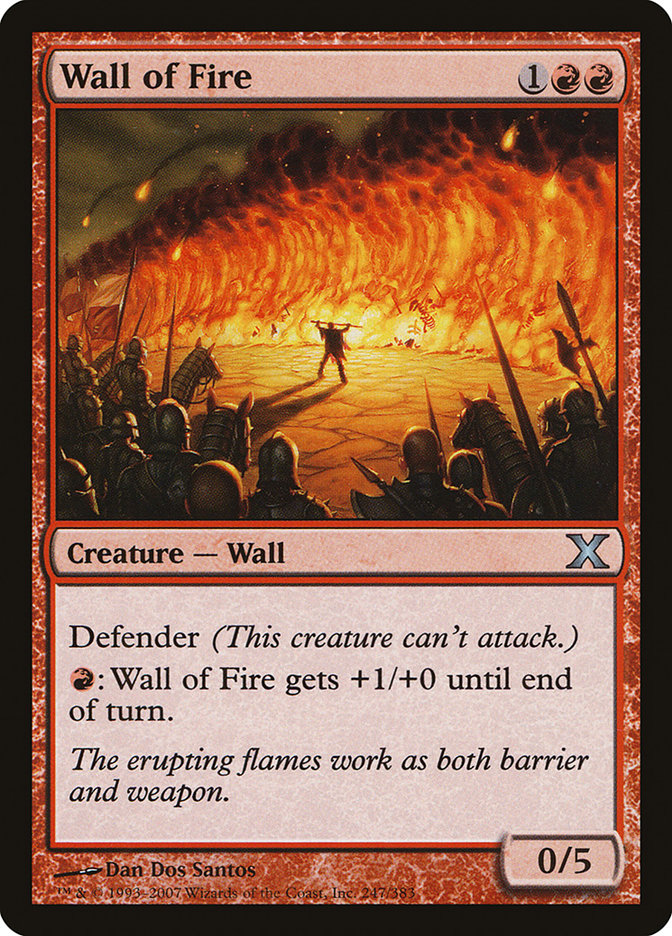 Wall of Fire [Tenth Edition] | Nerdhalla Games