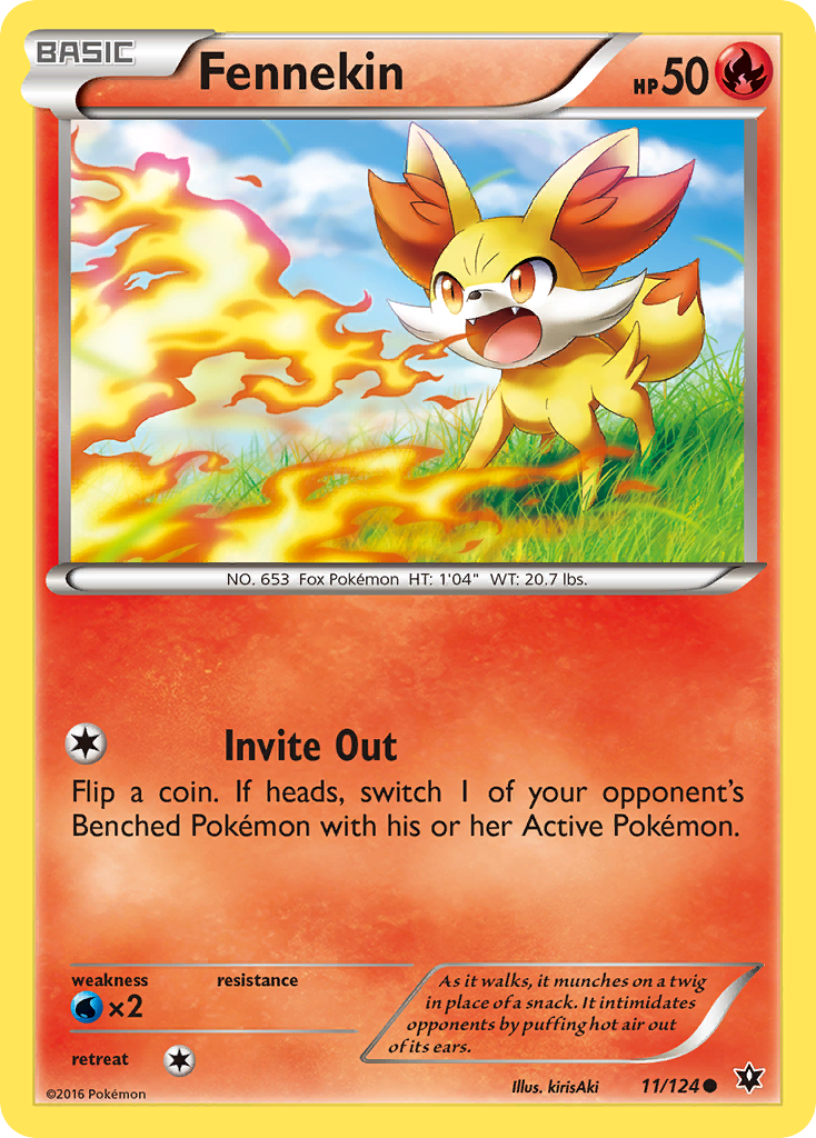 Fennekin (11/124) [XY: Fates Collide] | Nerdhalla Games