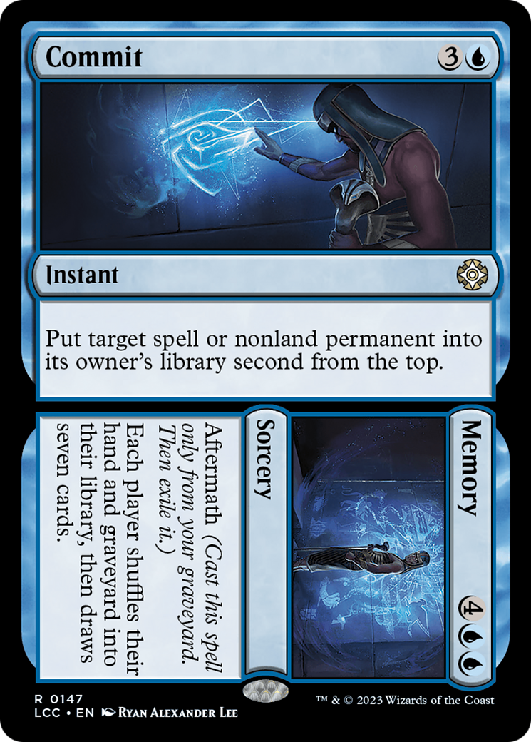 Commit // Memory [The Lost Caverns of Ixalan Commander] | Nerdhalla Games