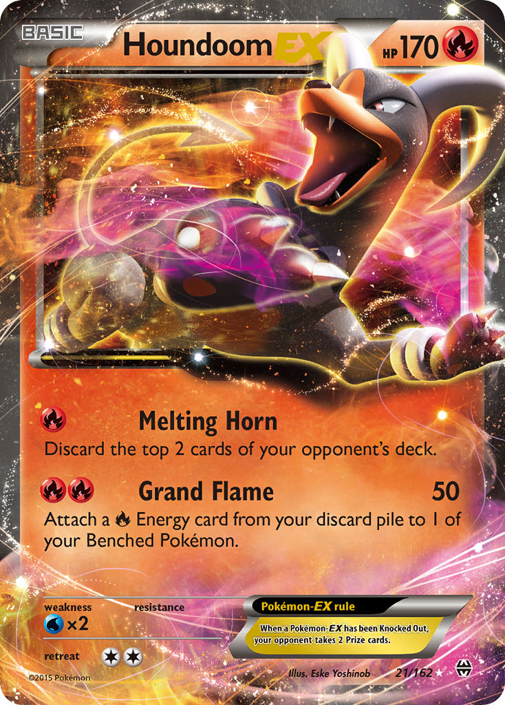 Houndoom EX (21/162) [XY: BREAKthrough] | Nerdhalla Games