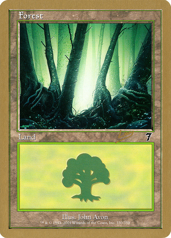 Forest (rl330) (Raphael Levy) [World Championship Decks 2002] | Nerdhalla Games