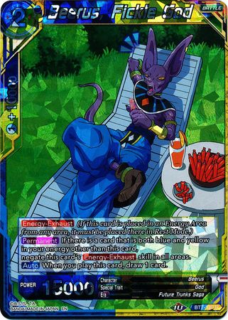 Beerus, Fickle God [BT7-120] | Nerdhalla Games