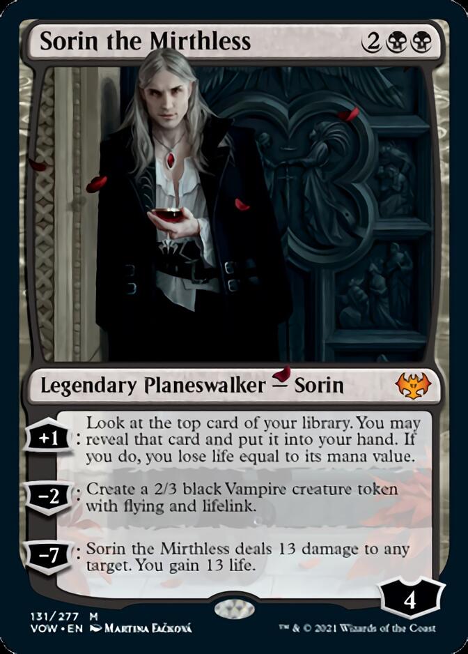 Sorin the Mirthless [Innistrad: Crimson Vow] | Nerdhalla Games