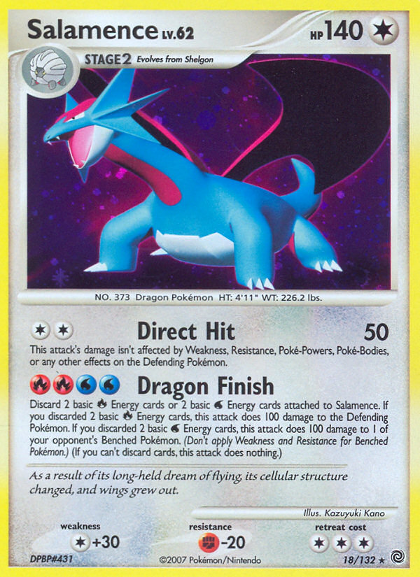 Salamence (18/132) [Diamond & Pearl: Secret Wonders] | Nerdhalla Games