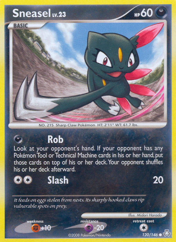 Sneasel (120/146) [Diamond & Pearl: Legends Awakened] | Nerdhalla Games