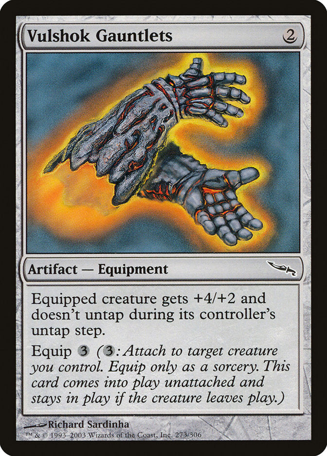 Vulshok Gauntlets [Mirrodin] | Nerdhalla Games