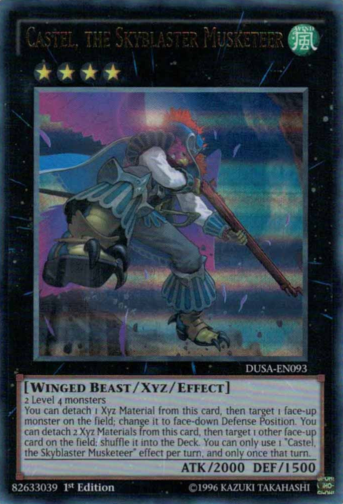 Castel, the Skyblaster Musketeer [DUSA-EN093] Ultra Rare | Nerdhalla Games