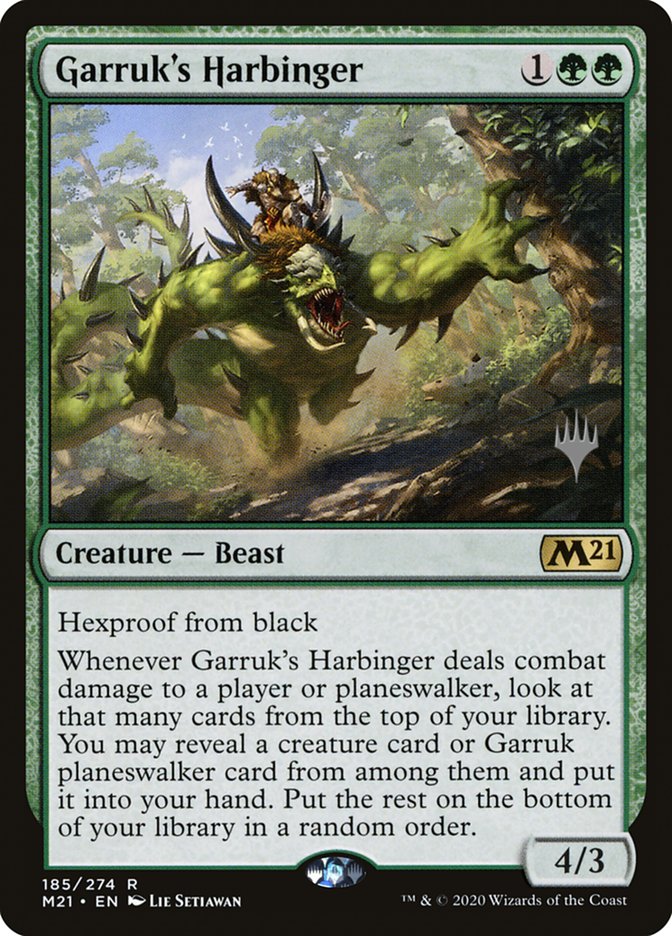 Garruk's Harbinger (Promo Pack) [Core Set 2021 Promos] | Nerdhalla Games