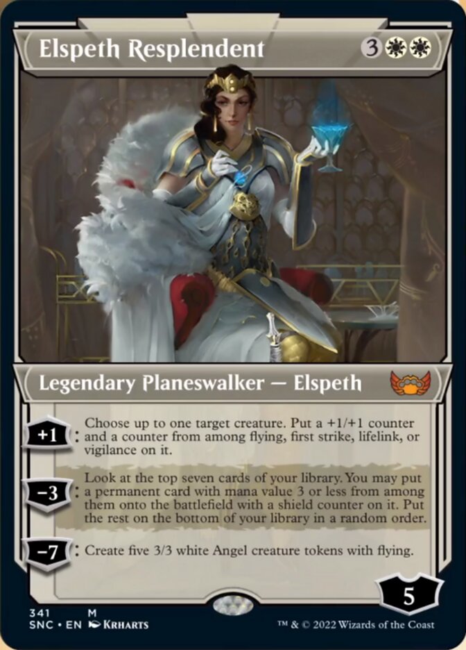 Elspeth Resplendent (Showcase Art Deco) [Streets of New Capenna] | Nerdhalla Games