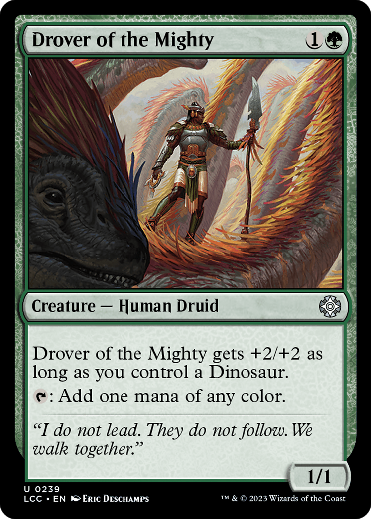 Drover of the Mighty [The Lost Caverns of Ixalan Commander] | Nerdhalla Games