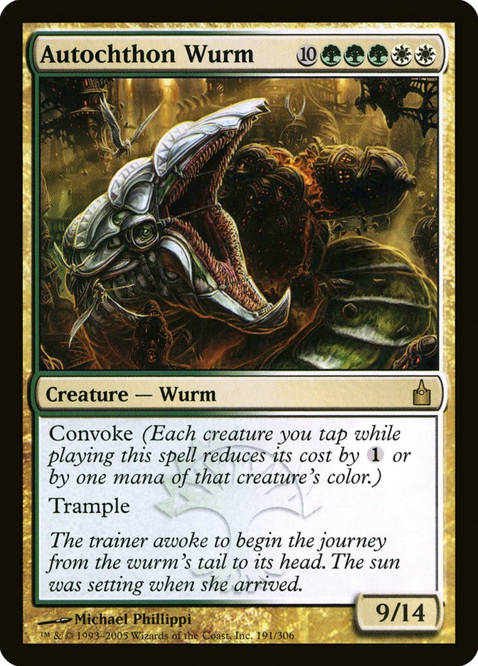 Autochthon Wurm [Ravnica: City of Guilds] | Nerdhalla Games