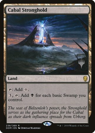 Cabal Stronghold [Dominaria Promos] | Nerdhalla Games