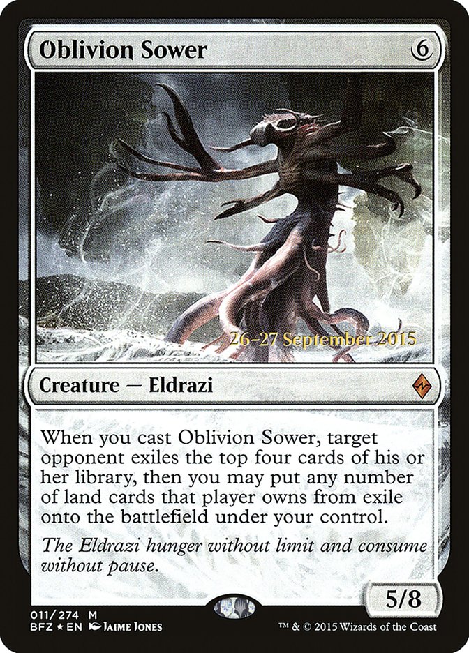 Oblivion Sower  [Battle for Zendikar Prerelease Promos] | Nerdhalla Games