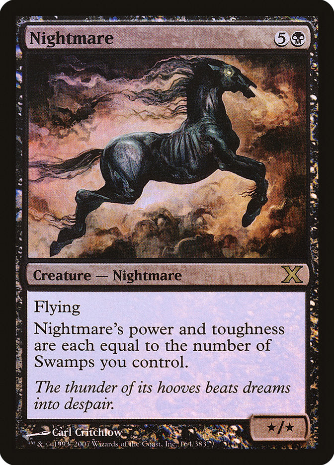 Nightmare (Premium Foil) [Tenth Edition] | Nerdhalla Games