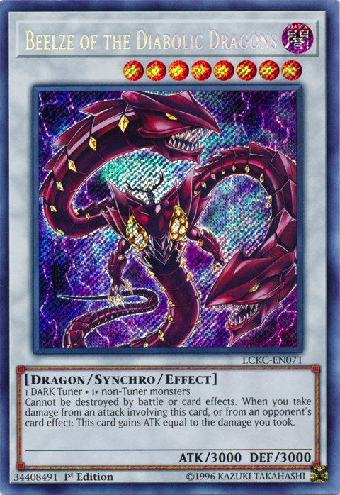 Beelze of the Diabolic Dragons [LCKC-EN071] Secret Rare | Nerdhalla Games