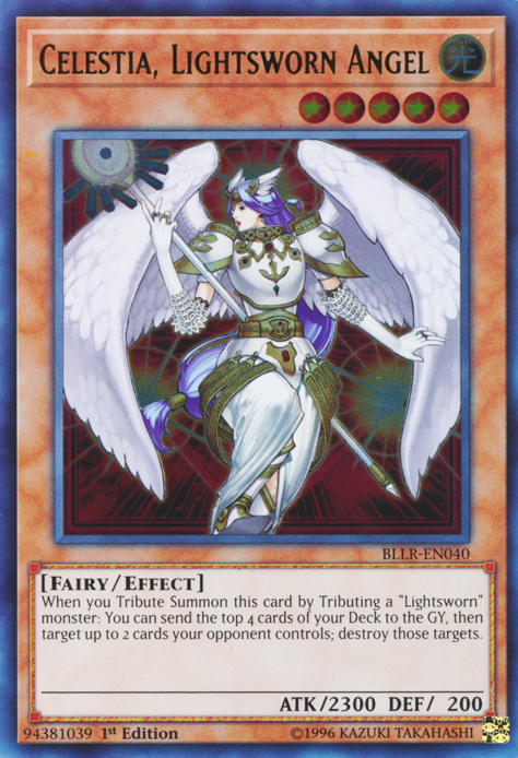 Celestia, Lightsworn Angel [BLLR-EN040] Ultra Rare | Nerdhalla Games